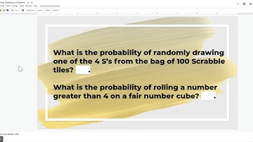 KEY Simple Probability And Likelihood of Events - Google Slides