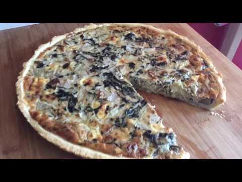 tarte-aux-blettes,-bleu-d'auvergne,-poires-et-noix-#recette-veggie