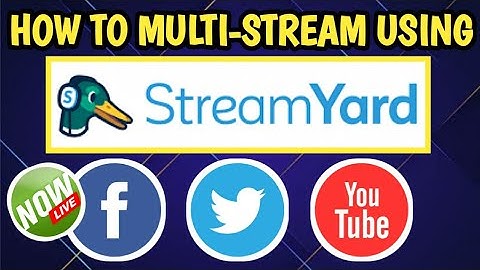 How to MultiStream in Streamyard|Go Live On Youtube,Facebook &Other Social Platforms Simultaneously