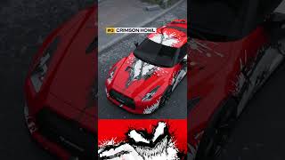 Top 5 Red Wrap Design❤️ The last one will blow your mind!🤯 #carwrap #wrapping #automotive