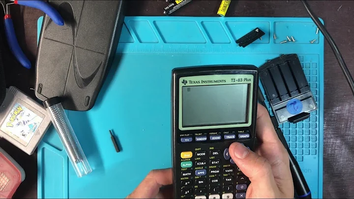 Retro Repairs #2 - Repairing a TI-83 Plus Calculator (Corrupted Data or Non-Functioning)