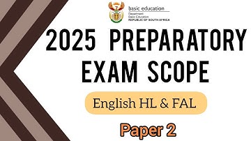 Gr12 Engels HL & FAL | 2025 Paper 2 | VOORBEREIDEND EXAMEN