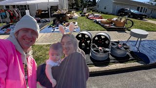 We Had A POP-UP YARD SALE On Easter!