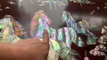 Bức tranh mã đáo thành công hàng đặt của khách chỉ có 16 triệu thôi ạ