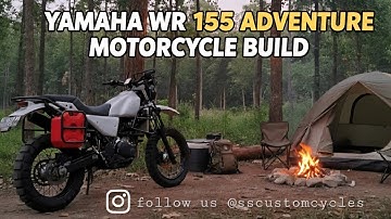 Yamaha wr 155 adventure motorcycle build timelapse