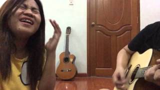 Video thumbnail of "နေမဝင်အလွမ်းများ-တင်ဇာမော် (cover by-HtetHtetMyintAung) Guitar - CeazerJune"