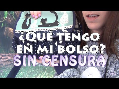 ¿Qué tengo en mi bolso? SIN CENSURA | ASMR español