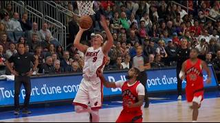 Pelle Larsson with the steal and the fastbreak And-1 layup in pre-season