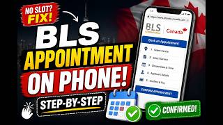 How to Book BLS Canada Appointment on Phone (Step-by-Step Guide)