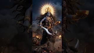 when the universe trembles before darkness, Mahakali rises with infinity cosmic power 🙏