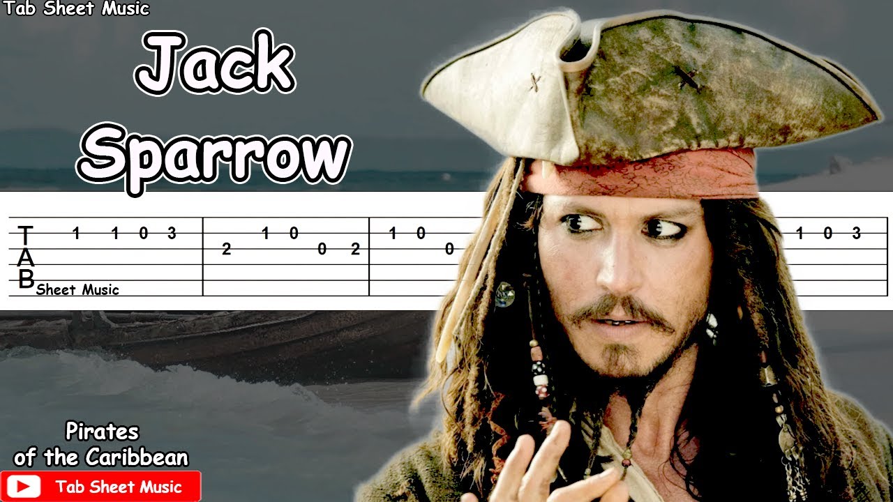 Pirates of the Caribbean - Jack Sparrow Guitar Tutorial - YouTube