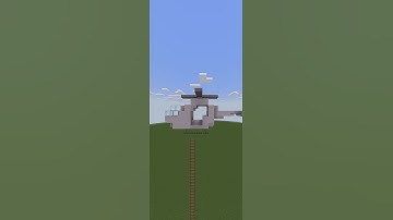 Minecraft helicopter #shorts