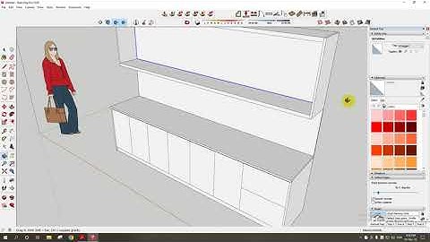 Dựng hình tủ bếp cơ bản | Lương thành sketchup | b3