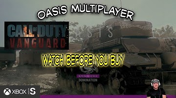 Call of Duty Vanguard Multiplayer Map Oasis on Xbox Series S
