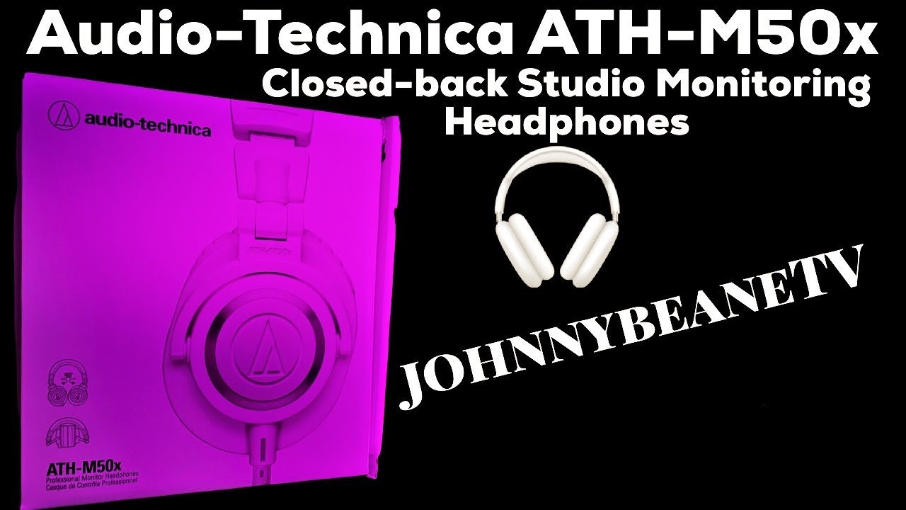 Audio-Technica ATH-M50x Closed-Back Studio Monitoring Headphones