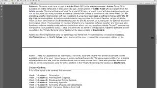 ARTV 1303 - Introduction and syllabi