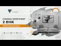 3d walkthrough animation  2 bhk flat in canada  interior design  jd visualization  2022