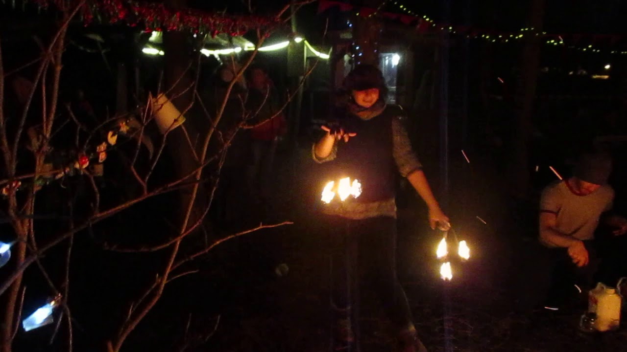 Tinker Lane fire dancing 2