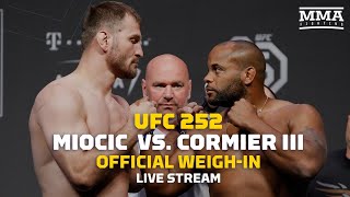 At ufc 252 official weigh-ins, watch all the fighters step on scale
live from apex friday in las vegas. here: http:...