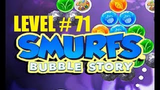 smurf bubble story game level 71 | the lost village game | CLOUDS- pop it up screenshot 1