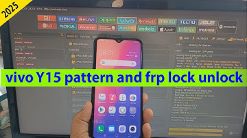 vivo Y15 pattern and frp lock unlock by unlock tool 2025.