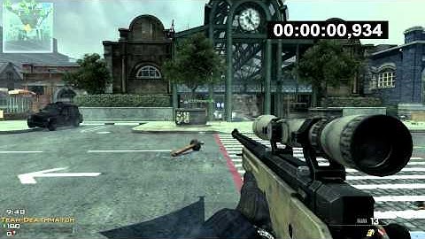 MW3: FASTEST KILL EVER: 0.934 sec!! First Blood | WORLD RECORD
