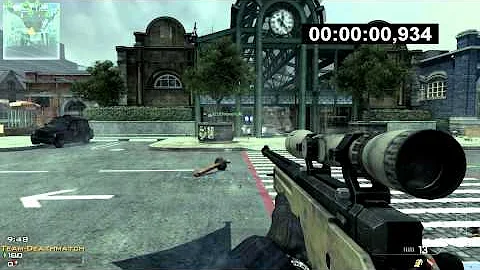 MW3: FASTEST KILL EVER: 0.934 sec!! First Blood | WORLD RECORD