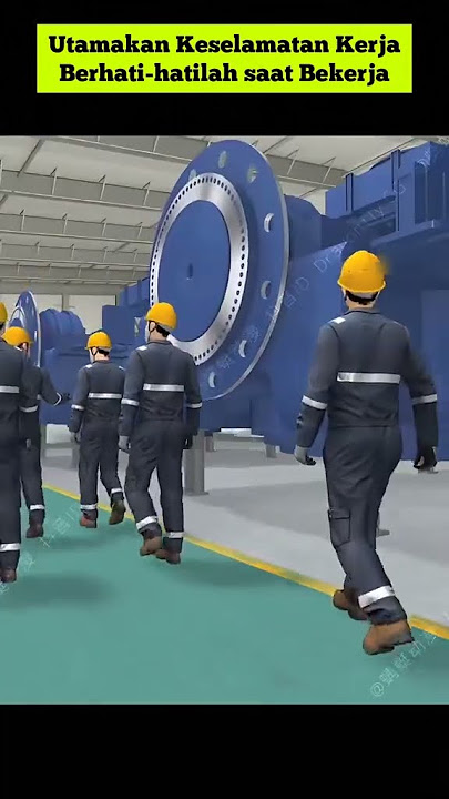 kecelakaan kerja dalam pabrik berhati-hati lah