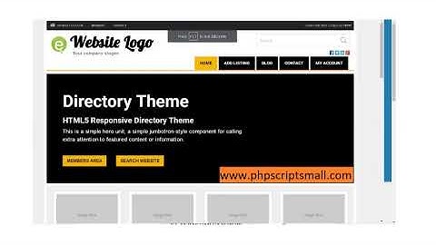 Directory Script - PHP Business Directory Script