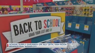 Free school supplies, door prizes and more at Bossier City event