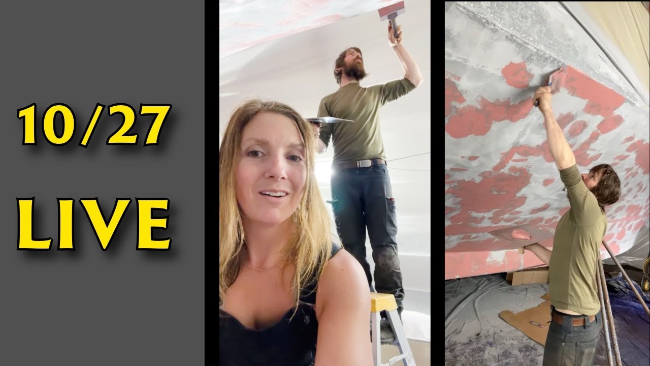Join Scott and Audrey with the s/v Alaskan Gypsy spreading fairing compound on the hull. And Q&A