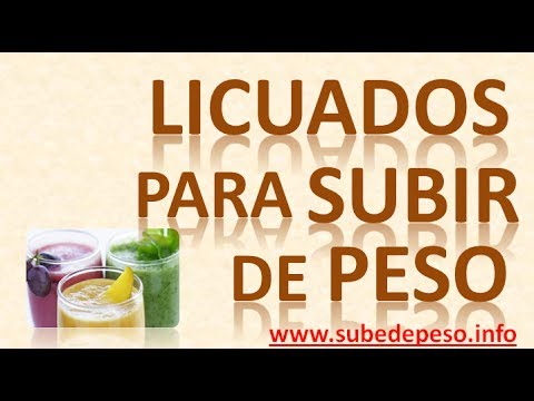 Licuado para subir de peso rapido