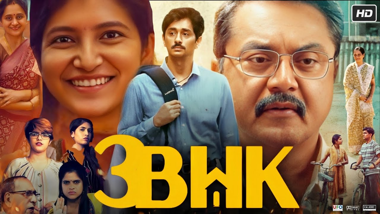 3BHK Full Movie in Hindi Dubbed 2025 | Siddharth | R Sarathkumar | Chaithra J Achar | Review & Facts