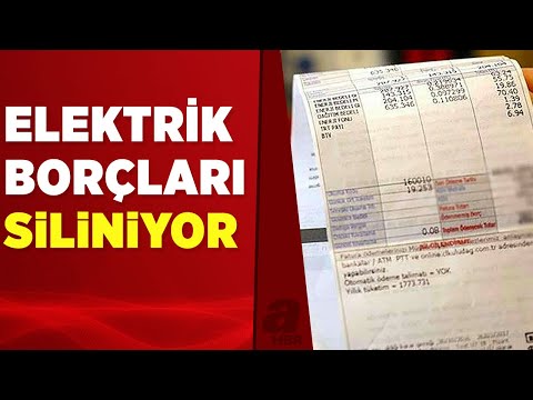 TEDAŞ'a olan 2 bin lirayı aşmayan elektrik borçları silinecek | A Haber