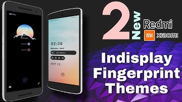 2 New MIUI Indisplay Fingerprint Sensor Themes 2022 | Indisplay fingerprint themes miui
