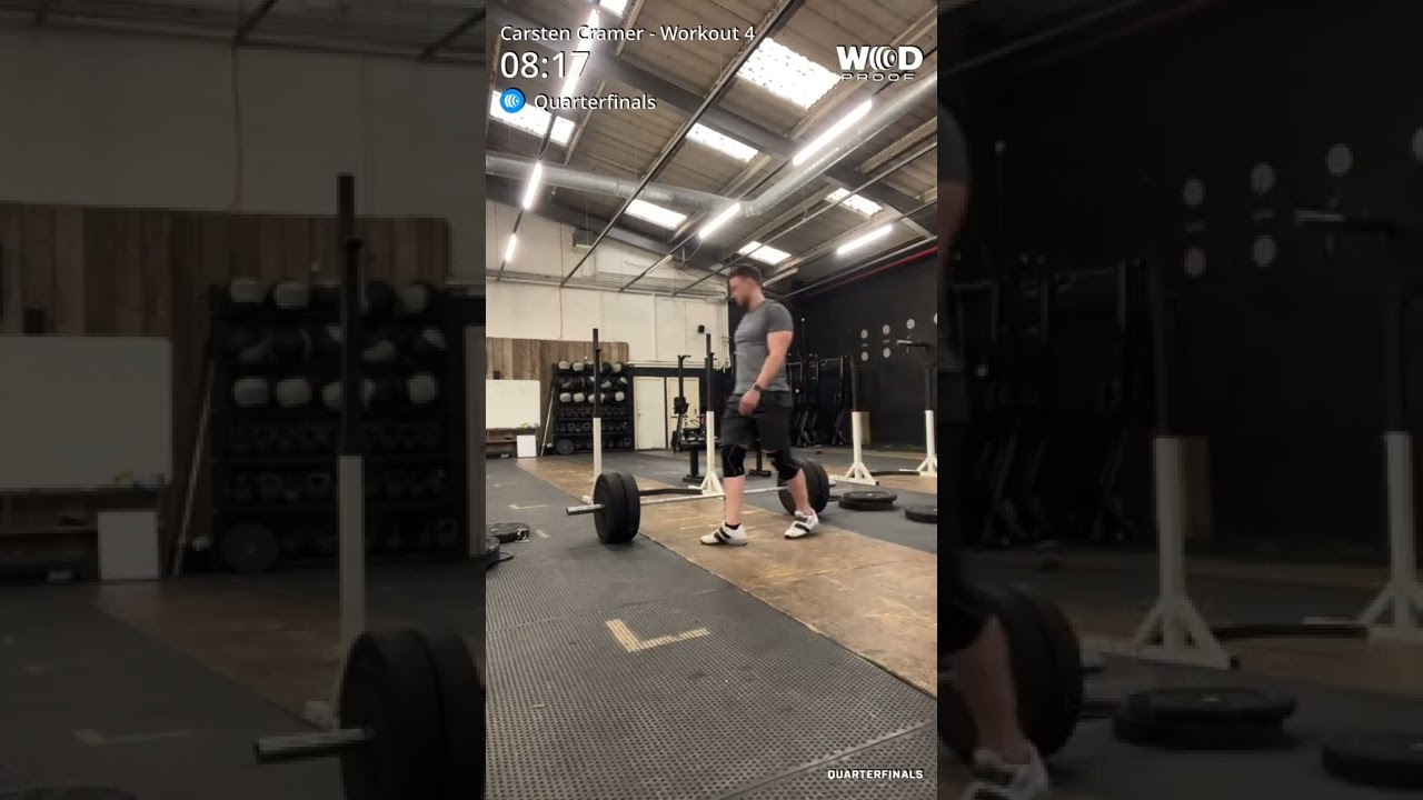 Carsten Cramer - Workout 4 - Crossfit Quarterfinals 2022
