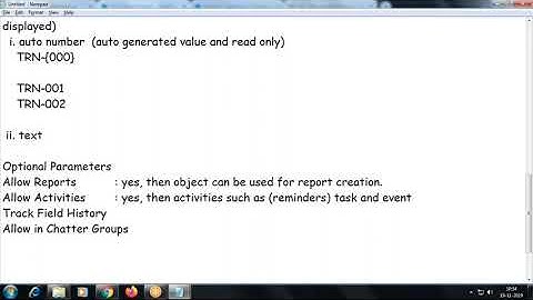 Day 7 - Salesforce  Administrator Training - Object 2
