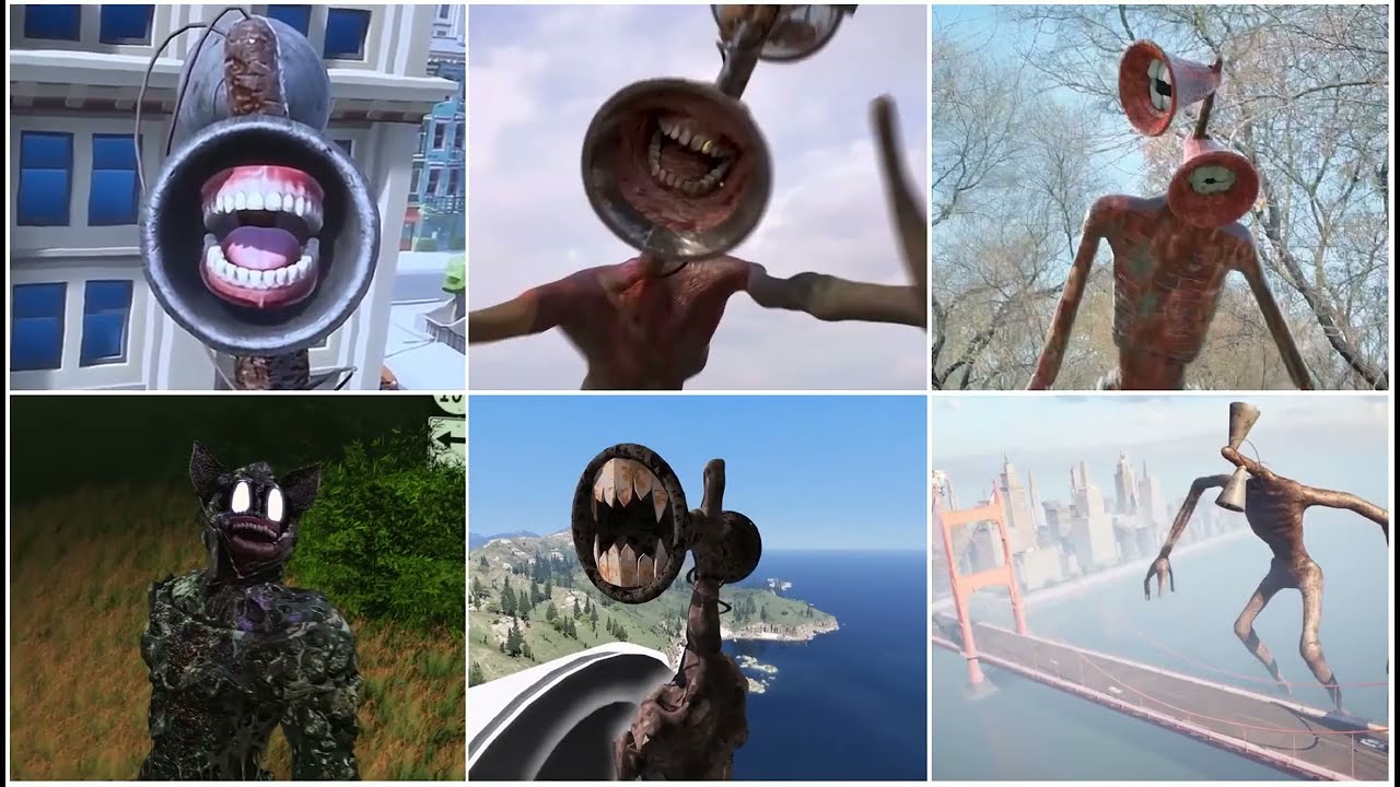 Siren head mix combo coffin dance meme song (cover)| siren head megamix coffin dance song cover |