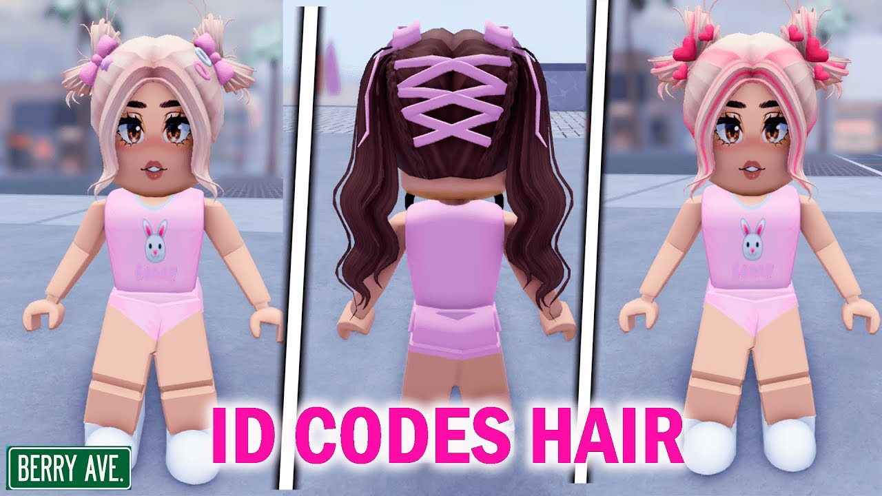 ID CODES CABELOS DE BEBÊ para MENINOS e MENINAS NO BERRY AVENUE E BLOXBURG ( ROBLOX) 