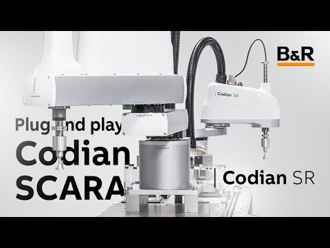 Plug and play Codian SCARA robot mechanics