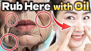 Rub Here with Oil, Nasolabial Folds, Mouth Wrinkles, and Jowls Be Gone! AntiAging Lymph Drainage