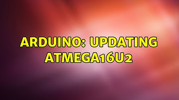 Arduino: Updating ATmega16u2