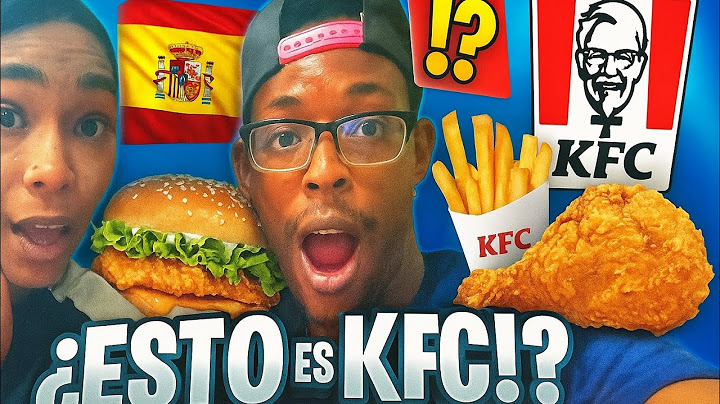 "Así es el KFC en España... ¡QUÉ LOCURA! 🇪🇸🍟"