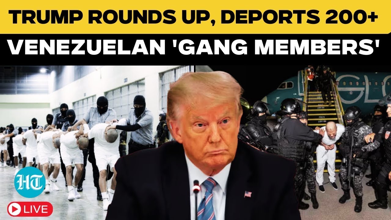 LIVE | Trump Defies Court Order, Deports Venezuelan Gang Members To El ...
