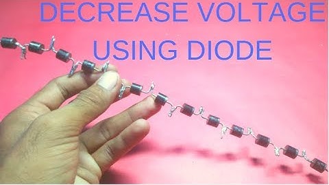 How to Decrease Voltage Using Diode New Experiment New Amazing Idea