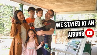 WE STAYED AT AN AIRBNB || FAMILY VACATION AT THE CABIN || MCALISTERVILLE, PA || EASTER WEEKEND