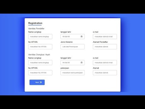 Create Registration Form Using HTML & CSS - YouTube image.