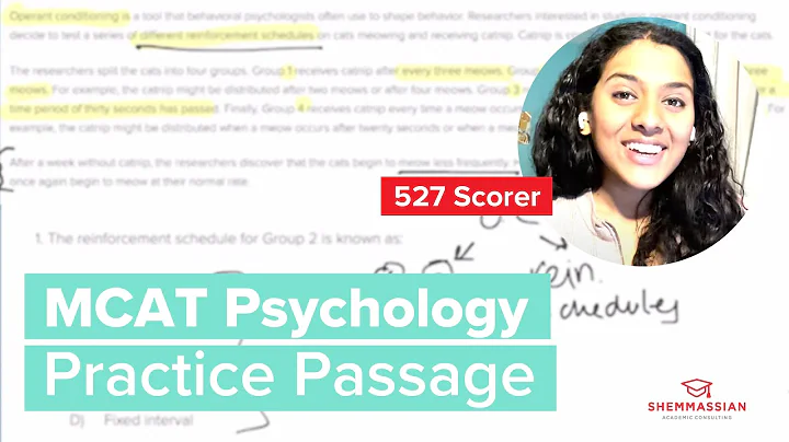 MCAT Psych Passage Walkthrough w/ a 527 Scorer