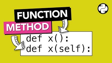 Difference between function and method in Python. Is it just self?