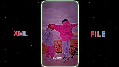 TUMSE MOHABBAT 🌸🥺NEW TREND XML FILE ALIGHT MOTION PRESET @nahid34x